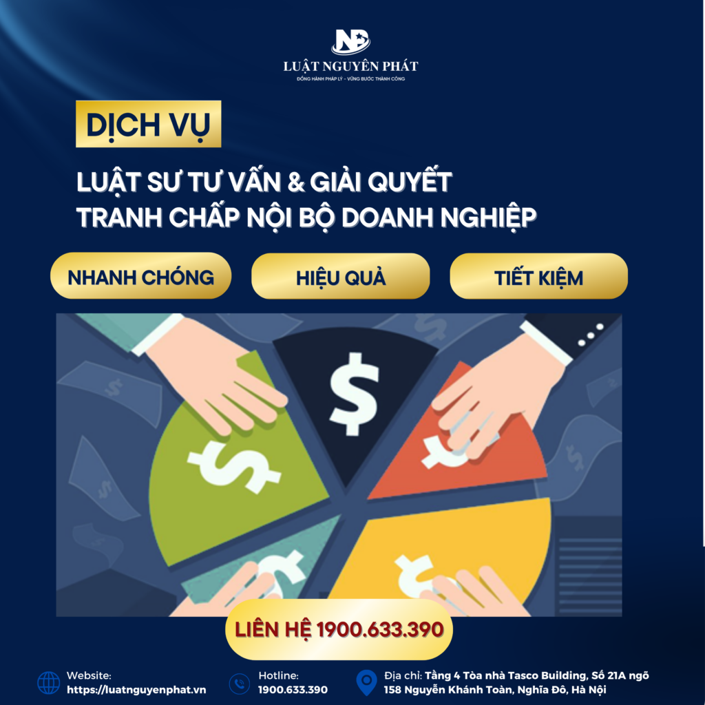 Dịch vụ tư vấn & giải quyết Tranh Chấp Nội Bộ Doanh Nghiệp