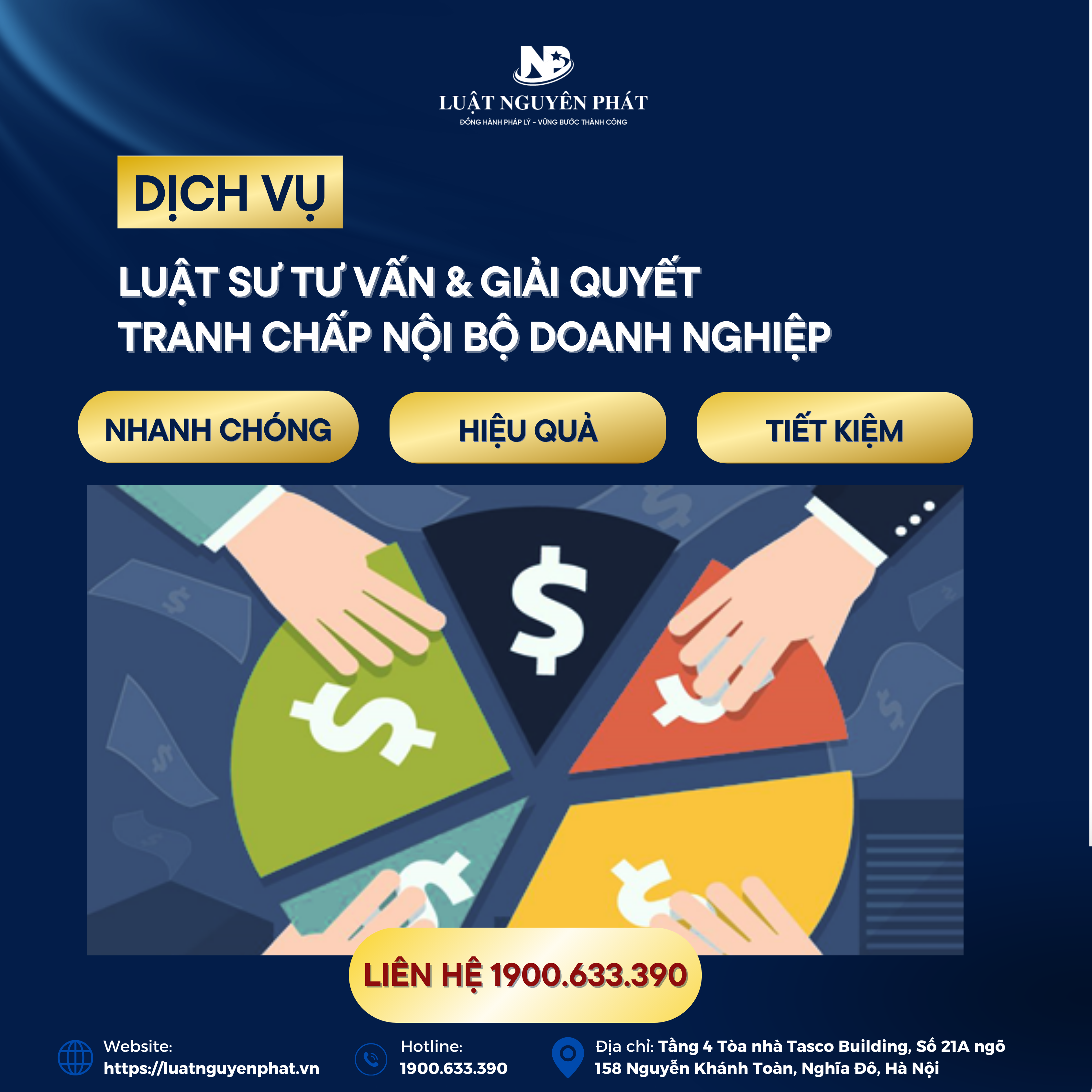 Dịch vụ tư vấn & giải quyết Tranh Chấp Nội Bộ Doanh Nghiệp